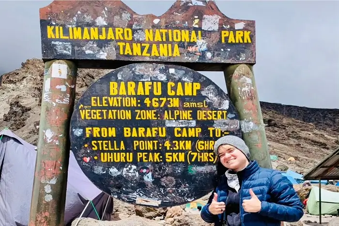 Karanga Camp to Barafu Camp 1